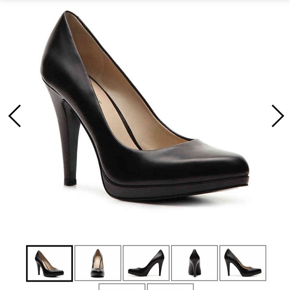 Nine West Shoes - NINE WEST Black Rocha 3” Platform Pump
